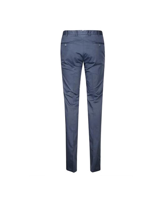 Rota Blue Slim-Fit Trousers for men