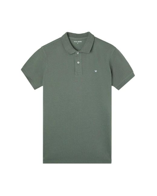Silbon Green Polo Shirts for men