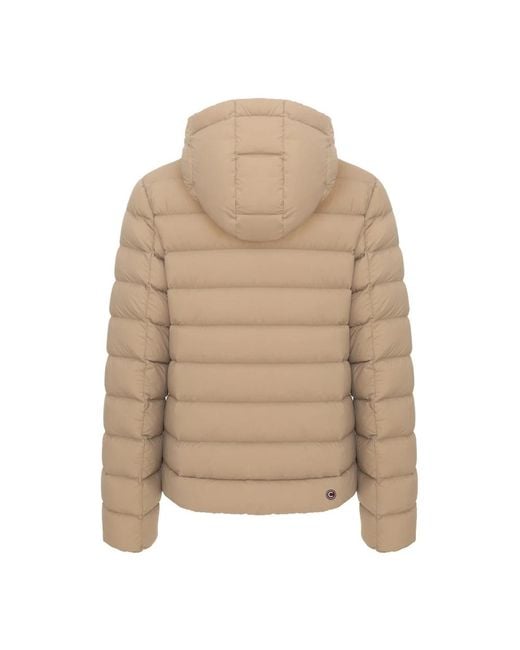 Colmar Jassen ,Down Jacket With Detachable Hood in het Natural voor heren