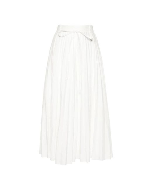 Joseph White Midi Skirts