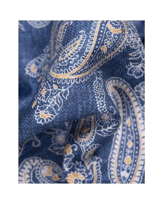 Silky Scarves Kiton pour homme en coloris Blue
