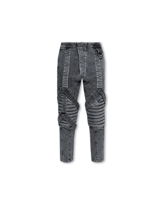 Balmain Gray Slim-Fit Jeans for men