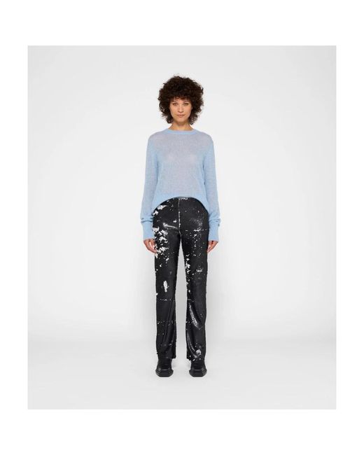 10Days Blue Slim-Fit Trousers