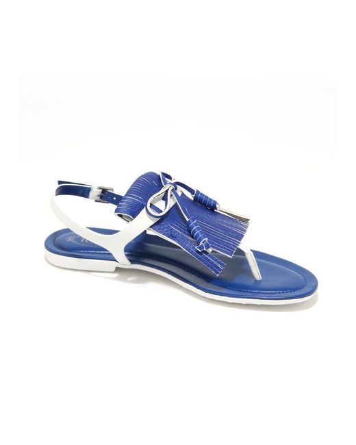 Tod's Schoenen ,Blauw ,Stijlvolle Italiaanse Sandalen Schoenen in het Blue