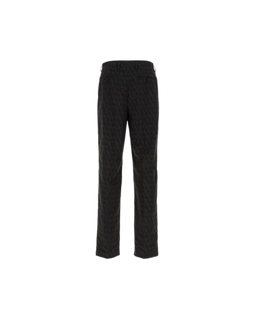 Valentino Garavani Black Suit Trousers for men