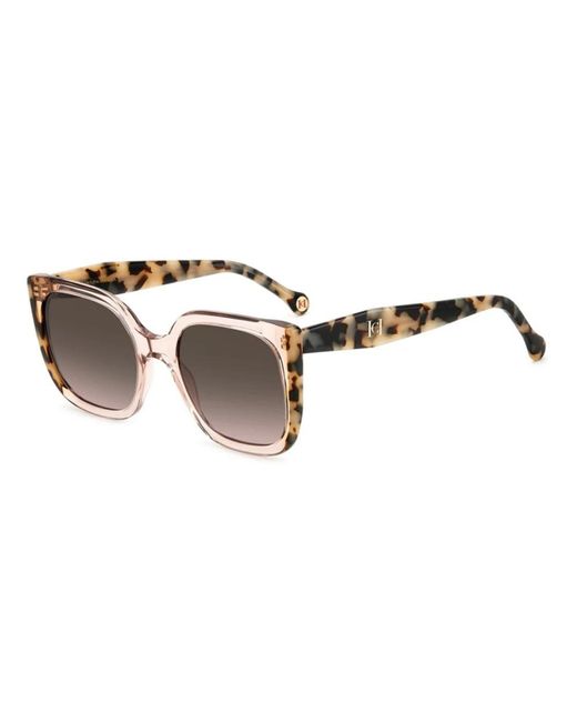 Carolina Herrera Brown Sunglasses