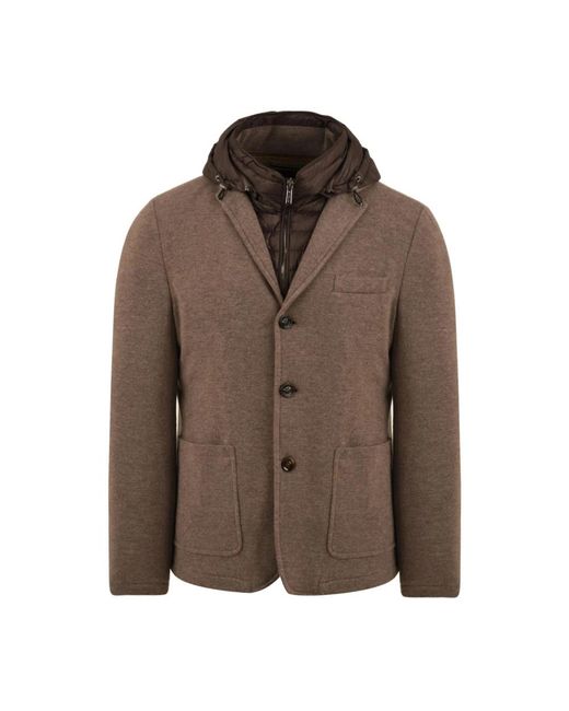 Moorer Bellotto-Mrw Jacket in het Brown voor heren