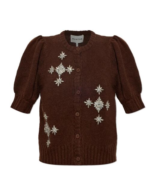 Cardigans Munthe en coloris Brown