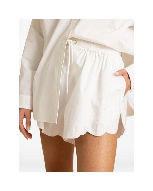 Zimmermann Gray Short Shorts