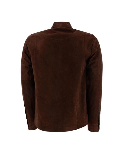 Tagliatore Casual Shirts in het Brown voor heren