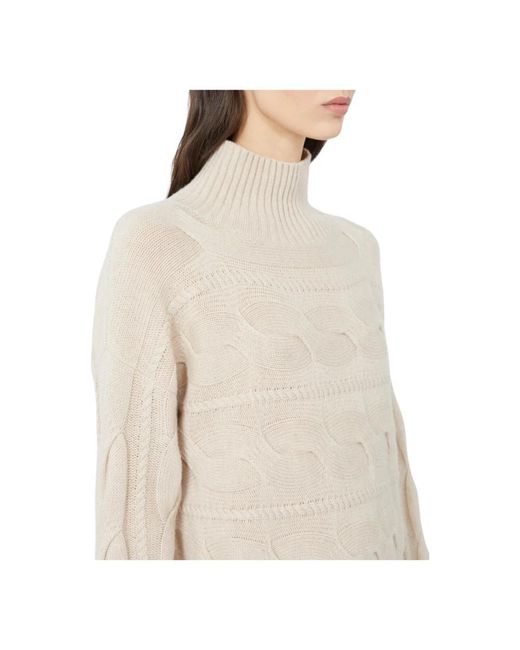 Max Mara Natural Turtlenecks
