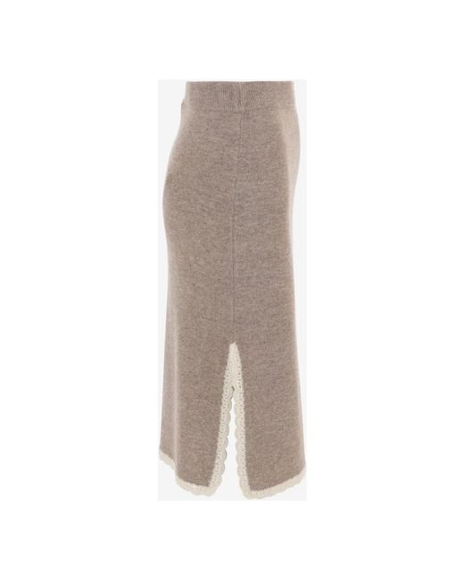 THE GARMENT Brown Midi Skirts