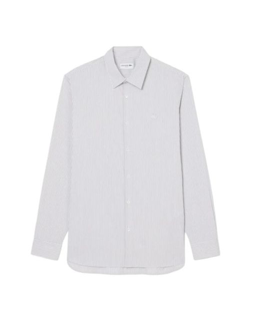 Lacoste White Casual Shirts for men