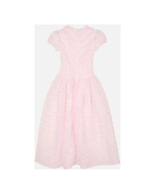 CECILIE BAHNSEN Pink Midi Dresses