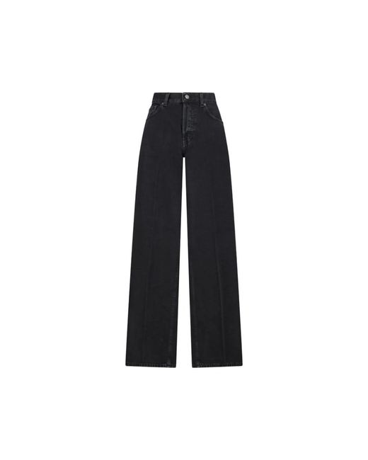 Haikure Black Wide Jeans
