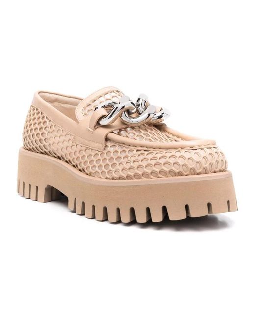 Casadei Pink Loafers