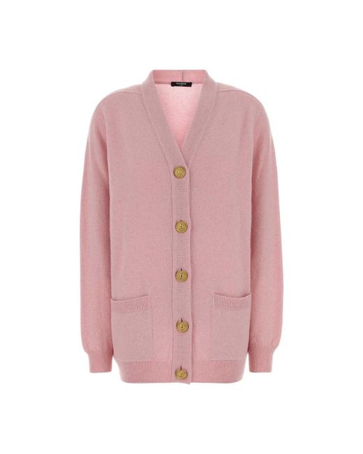 Balmain Pink Cardigans