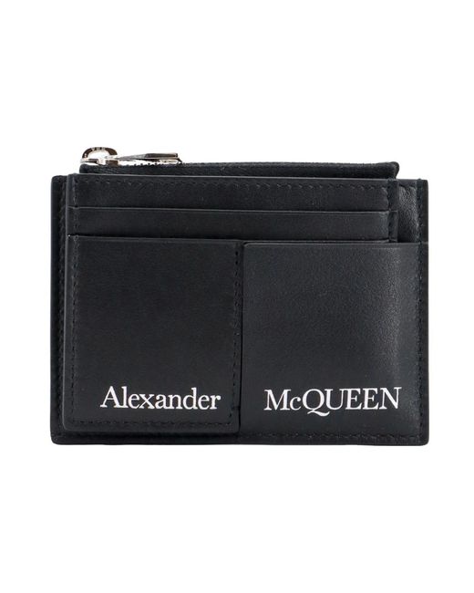 Alexander McQueen Brieftaschen schwarz in Black für Herren