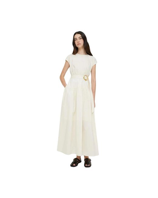Maxi Dresses Isabelle Blanche de color Natural