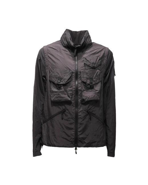 OUTHERE Black Winter Jackets for men