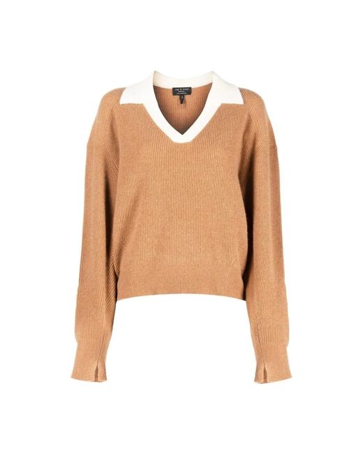 Sweatshirts, Mujer, Talla Rag & Bone de color Natural