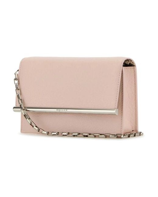 McQueen Pink Shoulder Bags