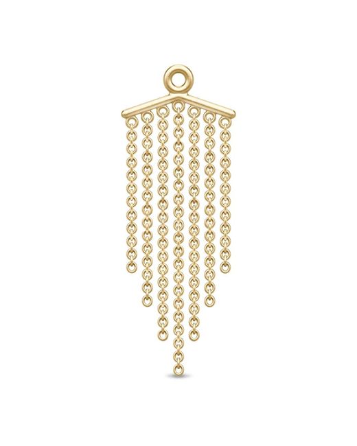 Julie Sandlau Metallic Goldener ocean backdrop ohrring charm