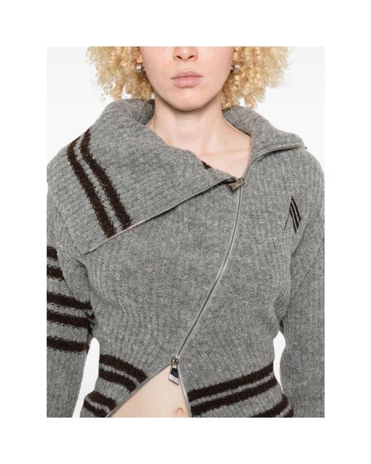 The Attico Cardigans in het Gray