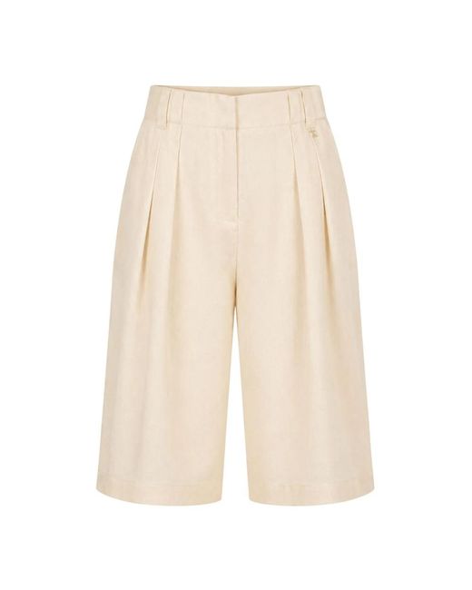 Twinset Natural Long Shorts