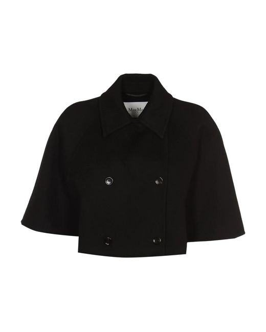 Abrigo negro - giaccone Max Mara de color Black