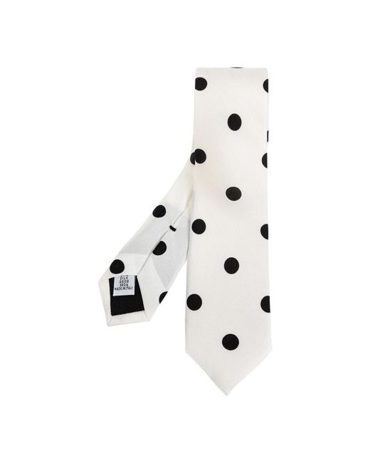 Ties di Moschino in White da Uomo