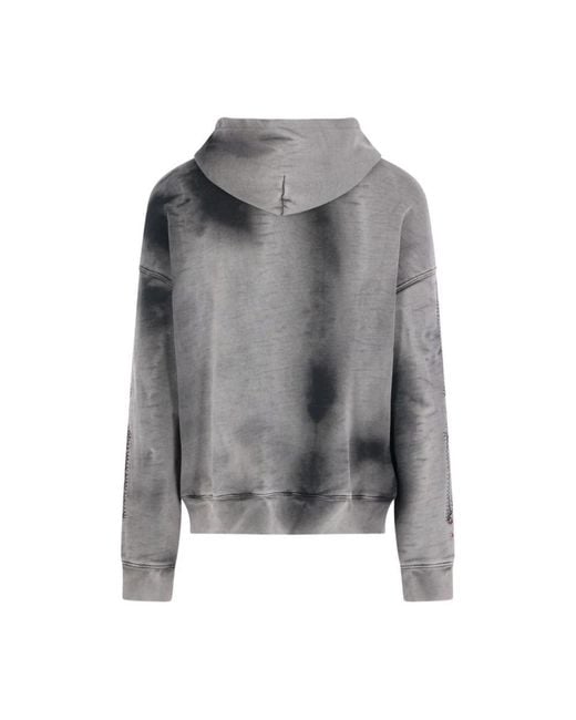 Amiri Gray Zip-Throughs for men