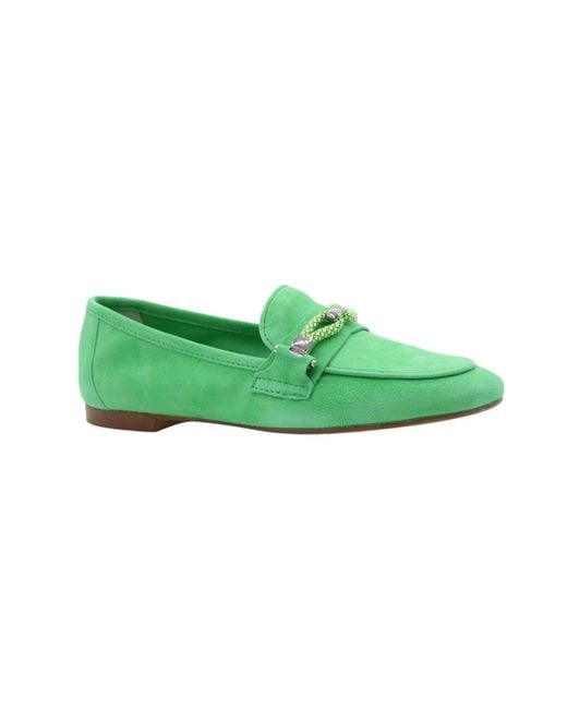 E mia Green Loafers