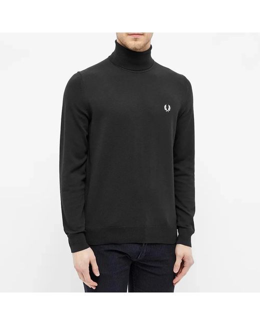Fred Perry Black Turtlenecks for men