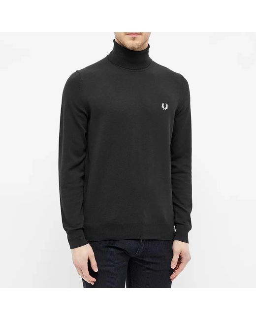 Fred Perry Black Turtlenecks for men