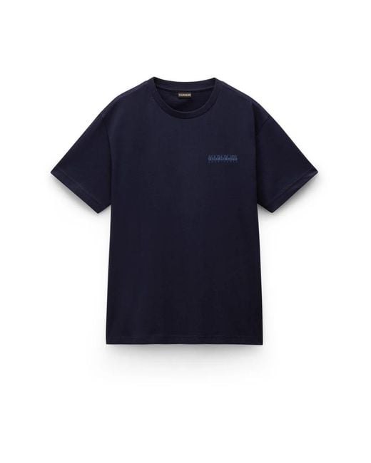 T-Shirts Napapijri de hombre de color Blue