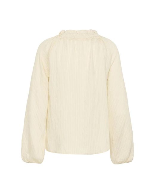 Cream Blouses in het Natural