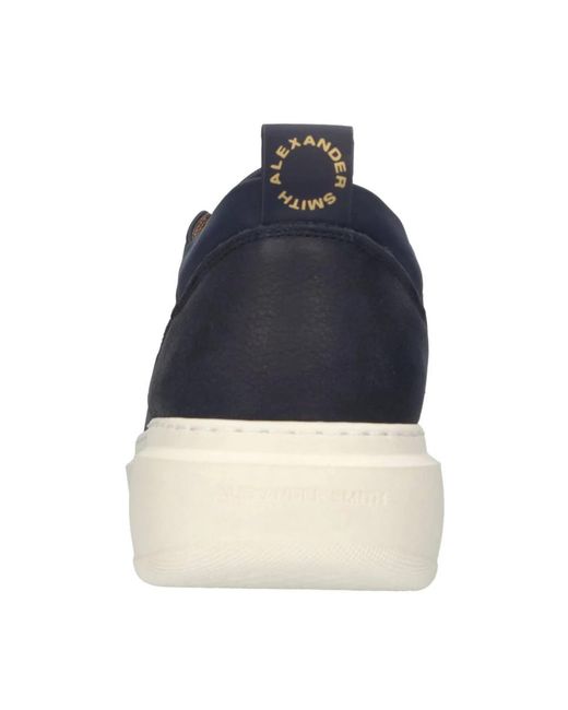 Alexander Smith Blue Sneakers for men