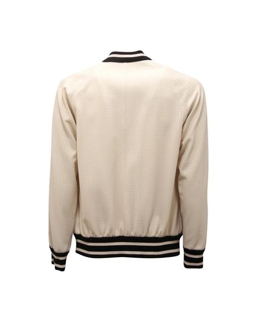 Bomber Jackets di Paolo Pecora in Natural da Uomo
