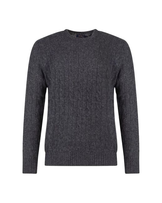 Polo Ralph Lauren Gray Round-Neck Knitwear for men