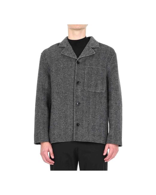 Officine Generale Gray Light Jackets for men