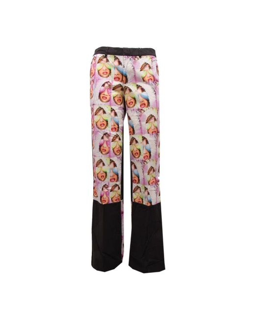 Custoline Red Wide Trousers