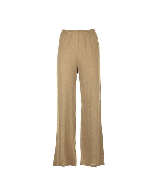 Majestic Filatures Natural Wide Trousers