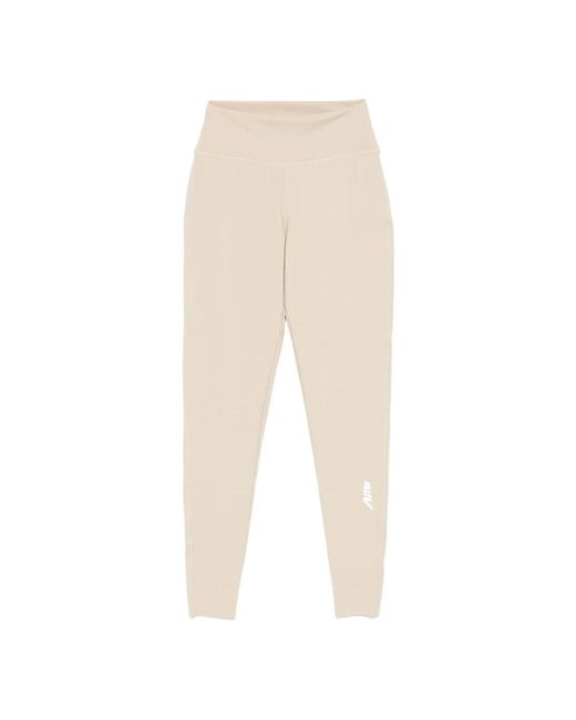 Autry Broeken ,Polyester Leggings in het Natural