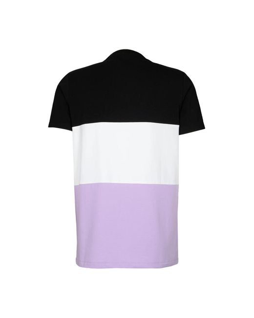 Karl Lagerfeld Reguläres t-shirt in schwarz, lila, weiß in Purple für Herren