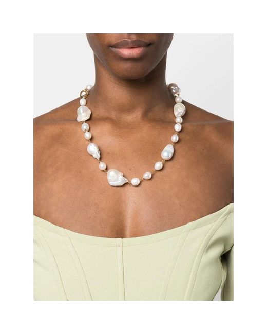 Necklaces di Jil Sander in Metallic