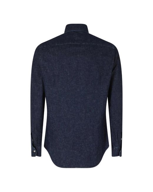 Denim Shirts Eleventy de hombre de color Blue