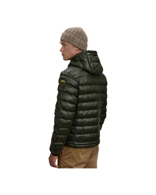 Winter Jackets di Blauer in Green da Uomo