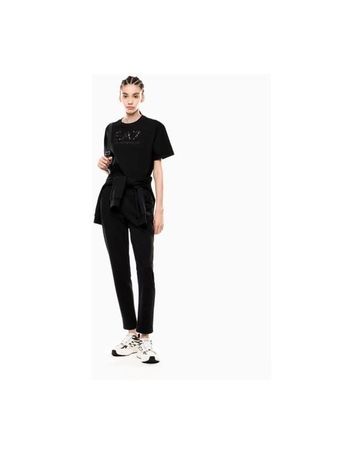 EA7 Train Logo Series W Pants in het Black