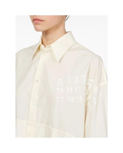 MM6 by Maison Margiela White Shirts